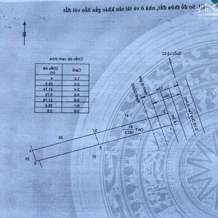 Hình ảnh 4×47,2 đất Mt đường Võ Duy Tạo, gần KDC Lợi Bình Nhơn TP Tân An 3