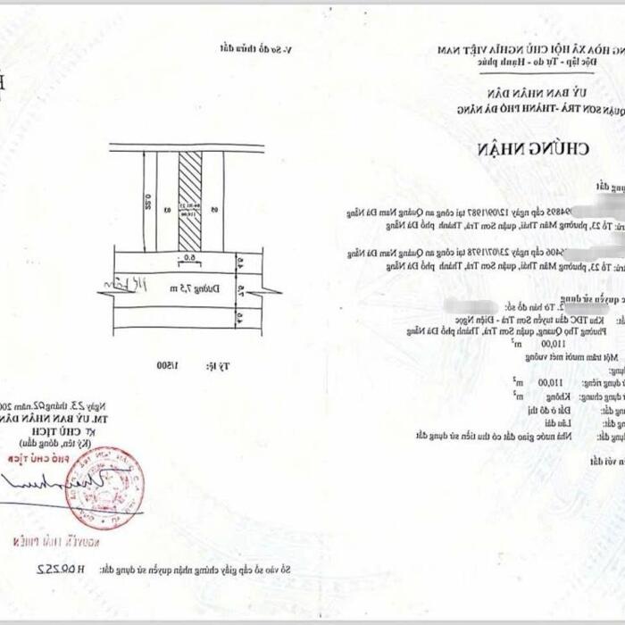 Hình ảnh Chính chủ bán lô đất 110M mặt tiền 7M5 NGUYỄN LÂM ( Khu đầu tuyến SƠN TRÀ ) vị trí cách Biển 200m ⭐⭐⭐⭐⭐ 1