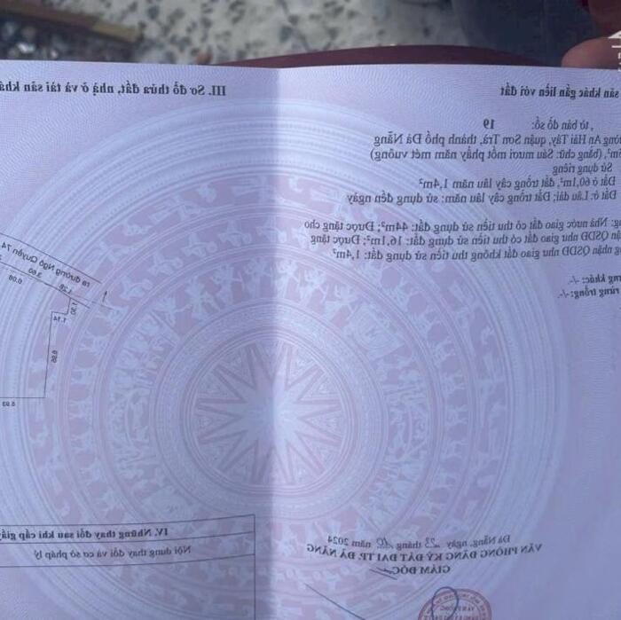 Hình ảnh Mình cần bán lô đất kiệt 3m Đông Giang , ( GẦN CẦU RỒNG ) ⭐⭐⭐⭐⭐ Phường An Hải Tây , Sơn Trà , Đà Nẵng 1