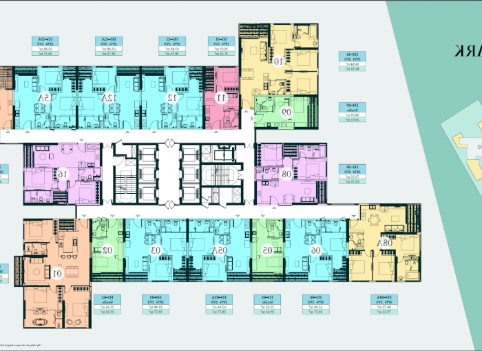 Hình ảnh Bán căn hộ 2 ngủ 2 vệ sinh , 58m2 sử dụng , hướng mát - chung cư Haven Park , KĐT Ecopark 1