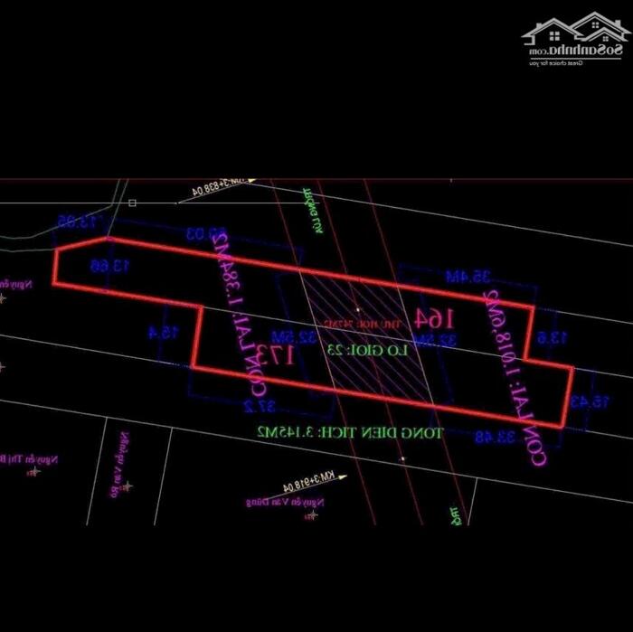 Hình ảnh Bán 3144,4m2 đất 2 mặt tiền đường 909B, Phước hậu, Long Hồ 1