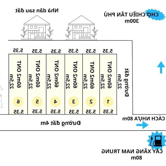 Hình ảnh Bán lô đất vị trí đẹp Ngay chợ chiều Tân Phú, Tân Châu , Tỉnh Tây Ninh 2