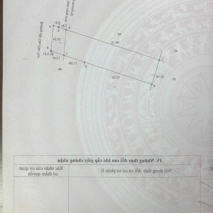 Hình ảnh Bán 2717m2 đất mặt tiền đường dẫn Cầu Cần Thơ, Phường Đông Thuận, Bình Minh 5