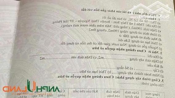 Hình ảnh Cần bán lô biệt thự ngay khu phân lô Đống Quán, Thủy Sơn, Thủy Nguyên, Hải Phòng 1