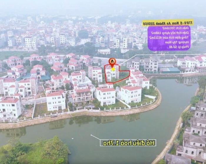 Hình ảnh Cần chuyển nhượng Biệt thự đơn lập tại KĐT Nam An Khánh Diện tích: 593m2, mặt tiền 12m 0