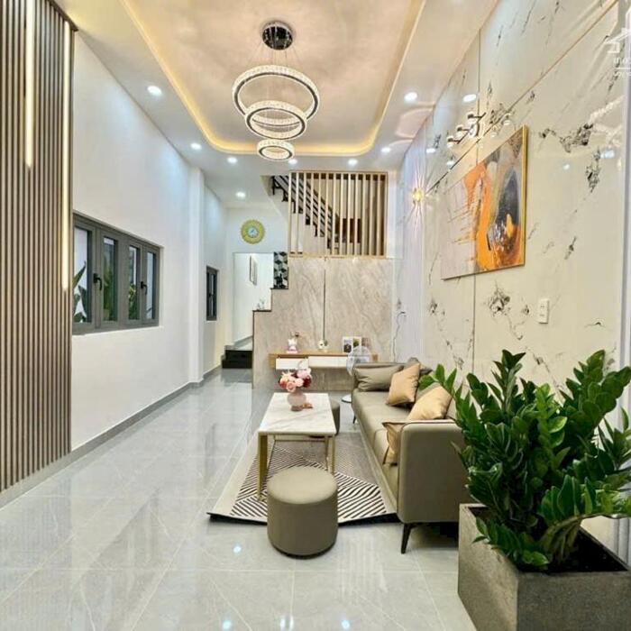Hình ảnh Nhà mới 3 tầng 4PN full NT, vài bước chân ra hẻm xe tải đường Phan Văn Trị 1