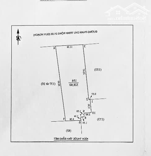 Hình ảnh Bán đất 328,6m2 mặt đường Phan Chu Trinh, TP Vinh 1