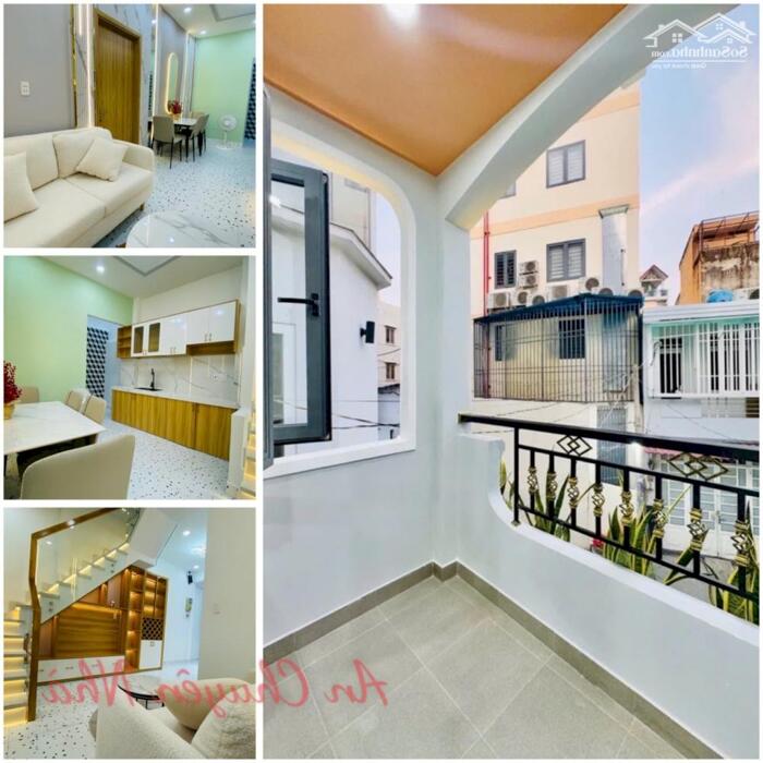 Hình ảnh Nhà mới 2 tầng 41m2 4PN đường trước nhà 6m sát MT Nơ Trang Long, chỉ 4,95 tỷ TL 0