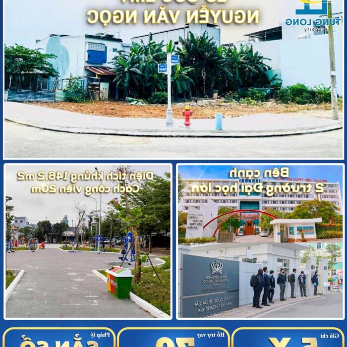 Hình ảnh CƠ HỘI ĐẦU TƯ SINH LỜI - LÔ ĐẤT 2 MẶT TIỀN ĐẸP NGAY 2 TRƯỜNG ĐẠI HỌC 0