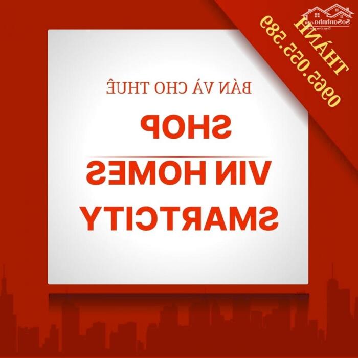 Hình ảnh Bán và cho thuê Shop thương mại dịch vụ Vinhome Smartcity 0