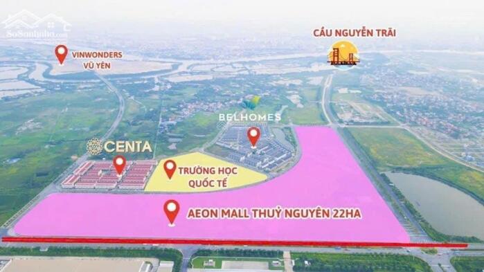 Hình ảnh Cần bán căn nhà 3 tầng 75m2 khu đô thị Centa City Thủy Nguyên, Hải Phòng 2