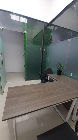 văn phòng nhỏ xinh xắn 10m2 dành cho 2 - 3 người ngồi (full nội thất)