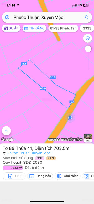 cần bán nhà cấp 4 đang cho thuê - phước thuận, xuyên mộc
