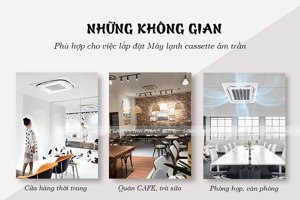 Ưu/Nhược điểm và Những không gian nào phù hợp để lắp đặt dòng Điều hoà âm trần