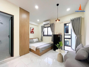 cho thuê studio full nội thất, ban công - lý thường kiệt tân bình