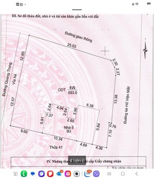 cần bán biệt thự 3 mặt tiền phố quang trung, hải dương nhỉnh 50 tỷ