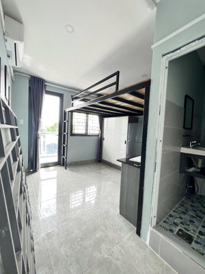 cho thuê phòng trọ có gác, bancol full tiện nghi khu vực tân bình, địa chỉ: lạc long quân, p.9