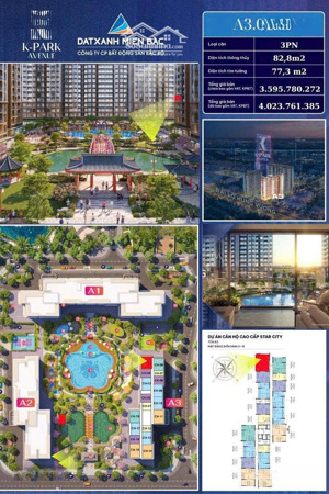 a3.0505 căn hộ kim cương giữa lòng k - park avenue