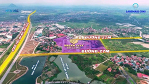 bán đất nền dự án dream city bắc giang, 4,7 tỷ, 75m2, mặt tiền 5m , view đẹp, nhiều tiện ích