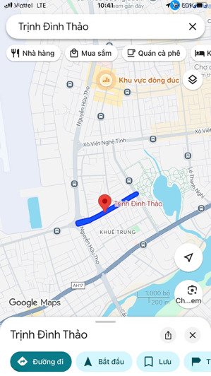cho thuê đất 2 mặt tiền đẹp trịnh đình thảo góc trần phước thành, đà nẵng