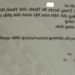 đất thổ cư đã có sổ đỏ, mặt tiền quốc lộ 217 huyện bá thước-thanh hóa