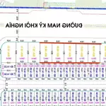 Chào bán 5 lô biệt thự trục nam kỳ khởi nghĩa, đối diện toà nhà fpt đà nẵng, diện tích: 240m2 ngang 12m