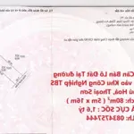 Chính chủ cần bán lô đất tại đường số 1, đường vào khu công nghiệp tbs phú hoà, thoại sơn