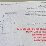 Chính chủ cần bán nhanh lô đất vị trí đắc địa tại huyện củ chi, tphcm