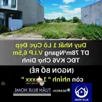 (nóng)sót 1 lô đẹp duy nhất mặt tiền tđc kv6 nhơn bình chợ dinh 78m2 ngang rộng 6,5m view công viên