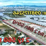 Cần bán lô đất tái định cư hòn rớ 2 - nha trang - nhanh sông - diện tích: 80m2 ngang 5m,