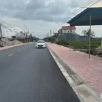 Trục chính tỉnh lộ 404 nhìn ra cầu vượt ven biển cảng nam đồ sơn, đoàn xá, kiến thụy đường qh 21m