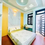 Nhà mặt tiền trệt 2lầu đúc, sân thượng. giá:5,99tỷ. đường số 9 p.16 gv.