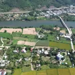 đất view cánh đồng, gần sông cu đê hòa bắc, 800m2 có 200m2 đất ở.