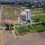 Bán đất chính chủ 130m2 mt đ. chu văn an- cần đước, 900tr, sổ hồng riêng, công chứng sang tên ngay
