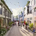 Bán shophouse mặt tiền đường bình chánh khu đô thị sinh thái la home