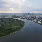 Cho thuê 4500m2 đất mặt sông đường nguyễn văn hưởng, thảo điền, giá bán 900 triệu/tháng