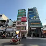 Mặt tiền kd cho thương hiệu lớn 735m2, 1 trệt 5 lầu, thang máy, có hẻm sau (166 nguyễn trãi)