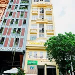 7%/năm tòa nhà căn hộ dịch vụ 50p hđt 300tr/t 8 tầng mt đường 24m q7