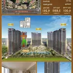 Bán căn hộ chung cư materise trinity square 60,9m2 1br + 1mr