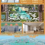 Bán căn góc 3 phòng ngủmasteri trinity square giá từ 57 triệu/m2. view bể bơi resort